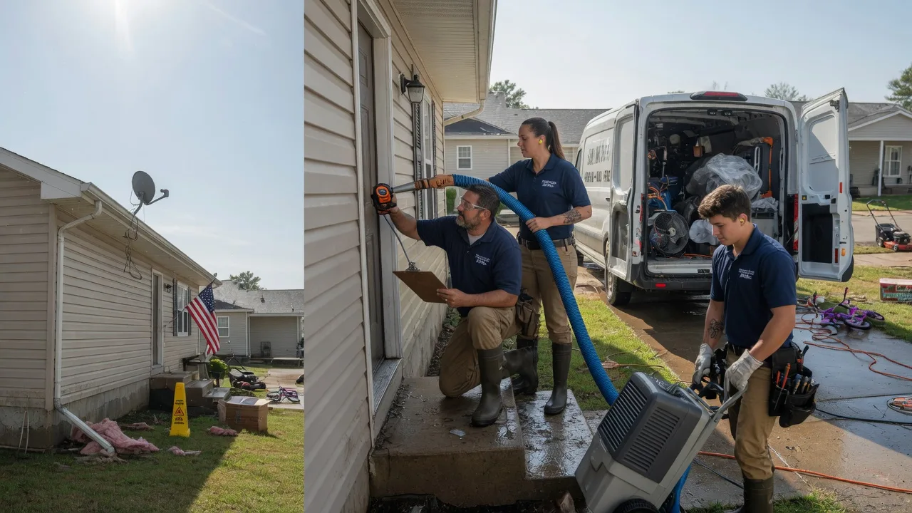 Ceiling Water Damage Restoration in Davidson, OK near me